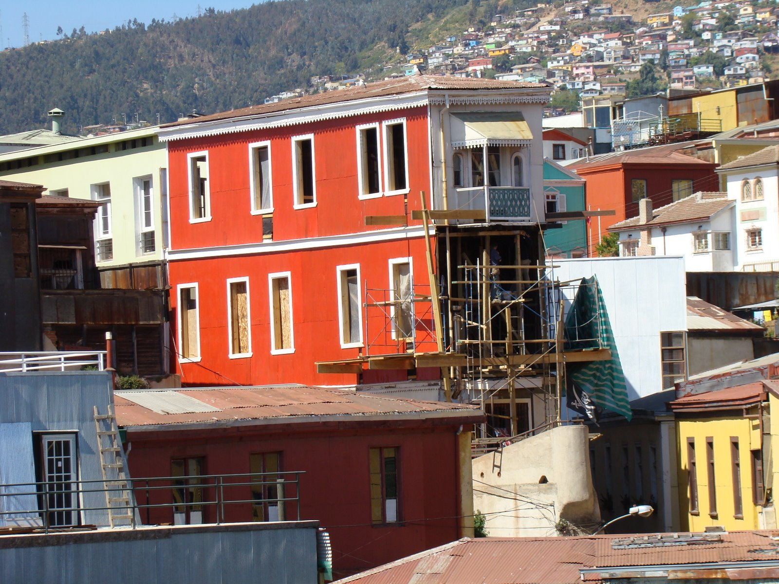Historic property renovation in Valparaiso, Chile