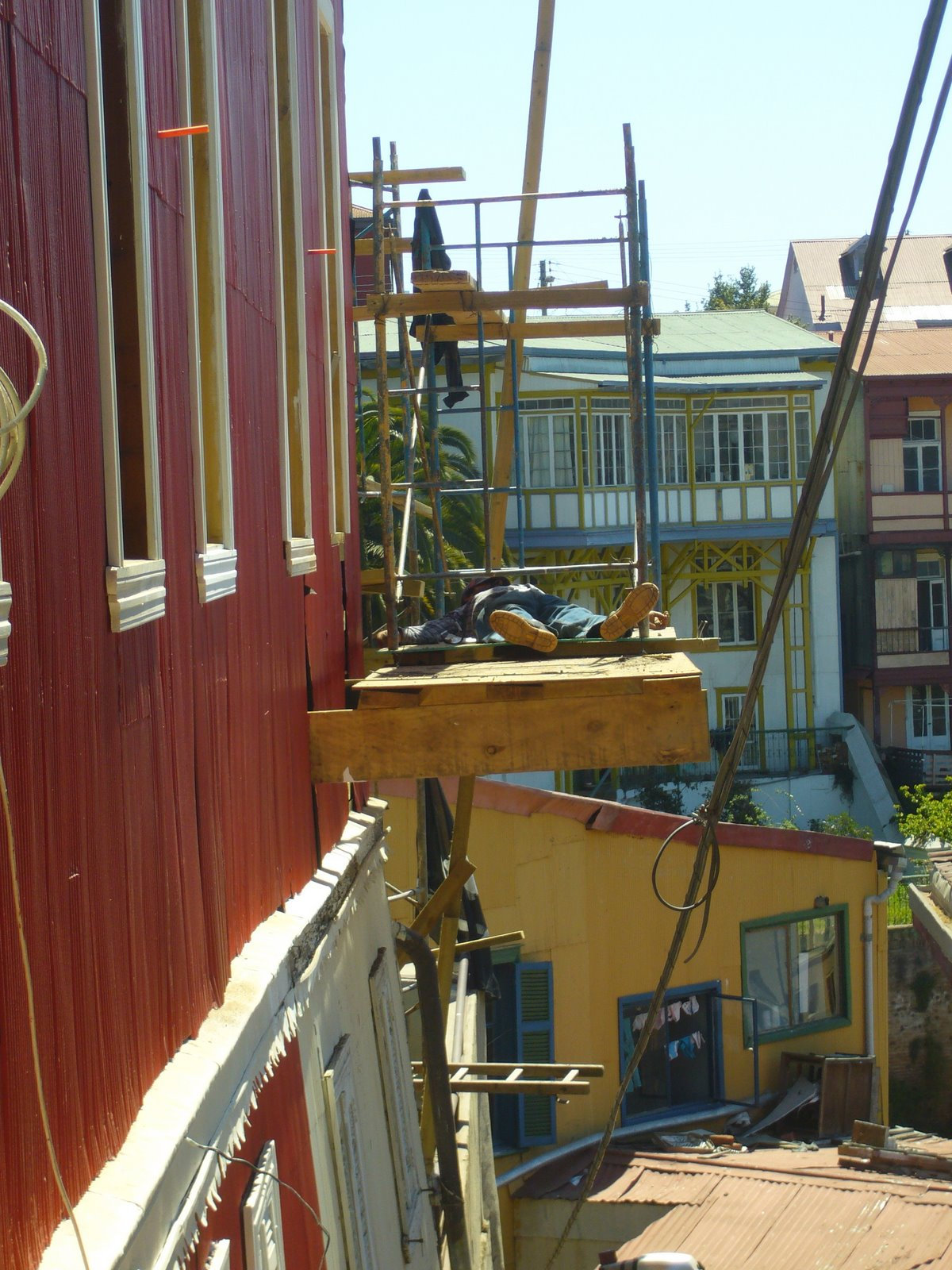 Historic property renovation in Valparaiso, Chile